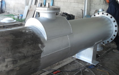 Pailería, aplicación de pintura electrostática celosías metálicas para escaleras, barandales